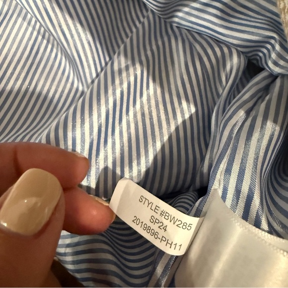 J. Crew Houndstooth one button linen blazer - Picture 6 of 7